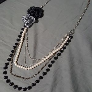 Multi-layered statement necklace