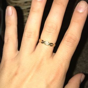James Avery 14k gold Twisted Wire ring
