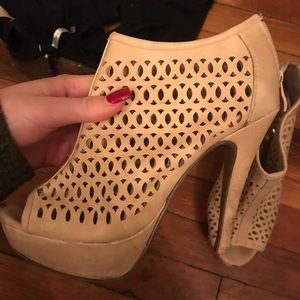 Cute bootie heels