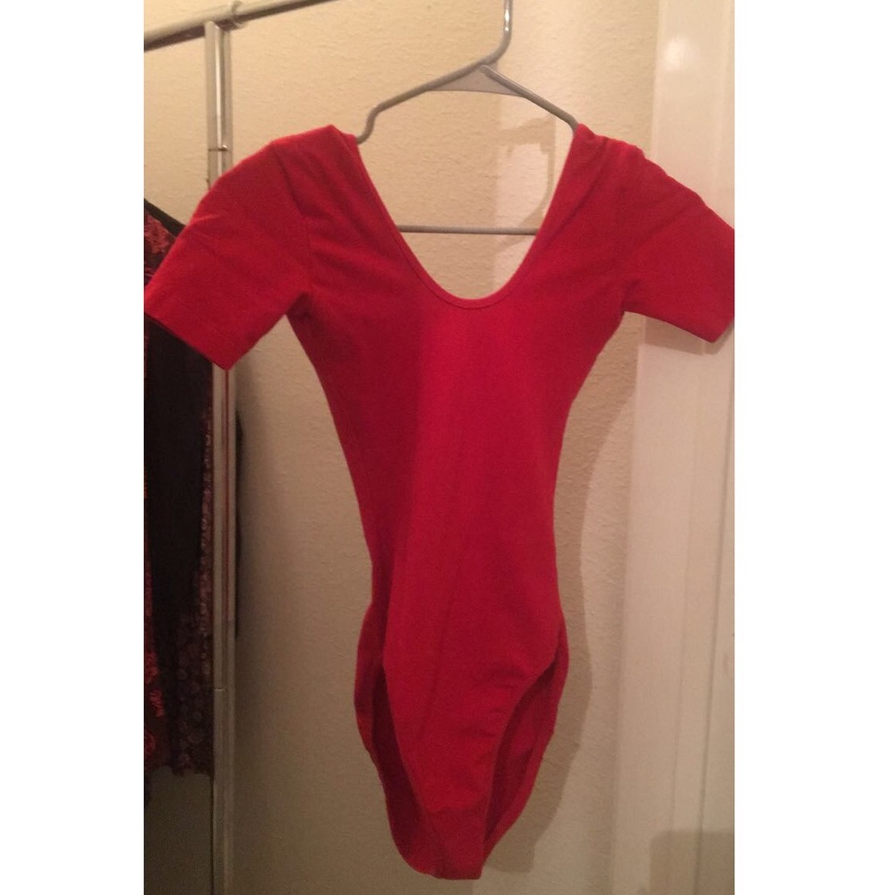 Red bodysuit!