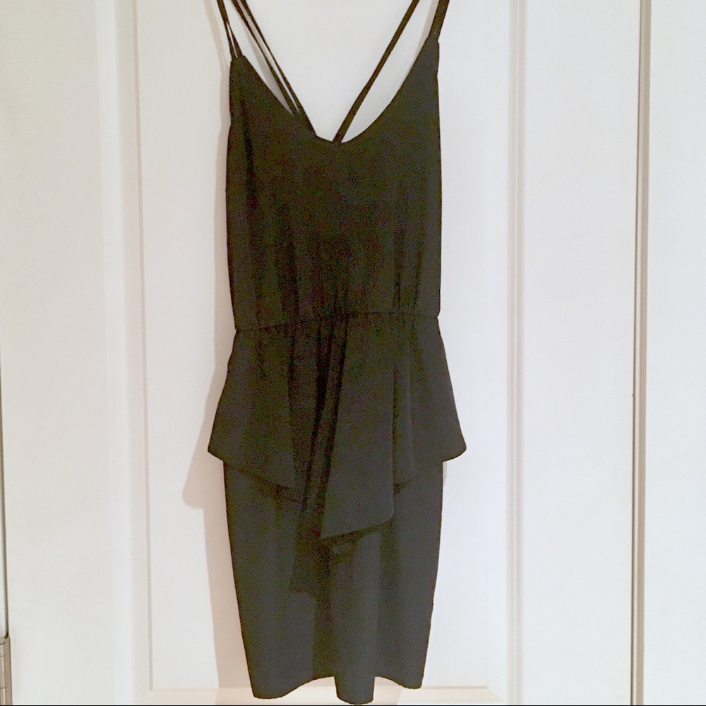 NWOT Nasty Gal Twisted Peplum Dress