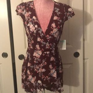 Forever 21 Floral Romper