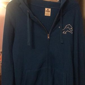Victoria Secret Pink Lions zip up