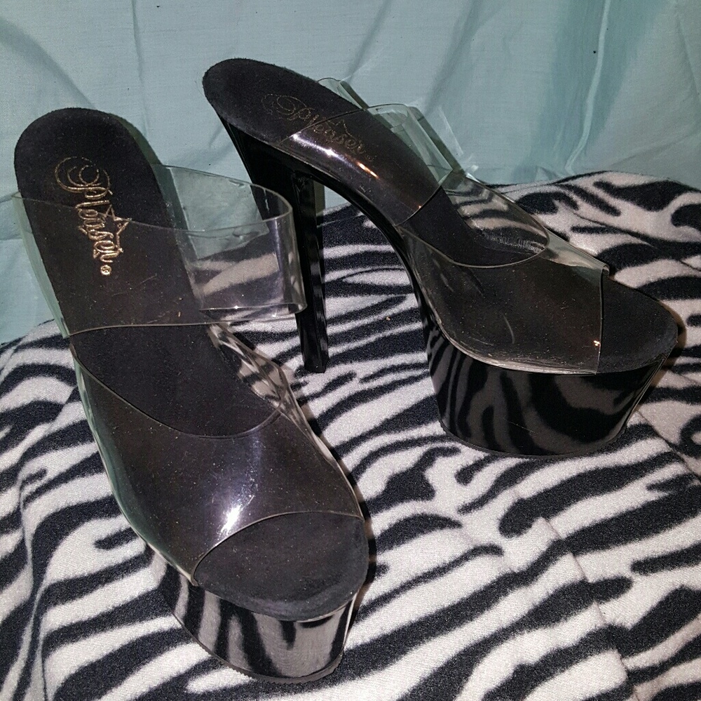 Stripper shoes, size 8