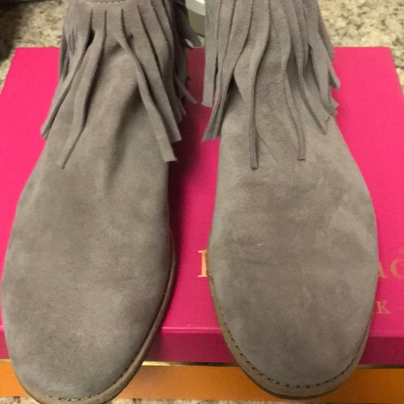 Kate Spade ♠️ New York "Betsie Fringe Ankle Bootie boots shoes size 11 - Picture 5 of 8