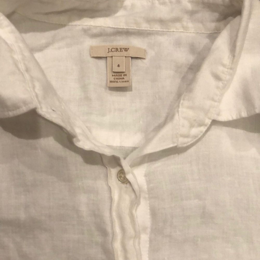 J crew linen button down