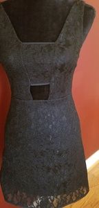 Express Black Lace Dress