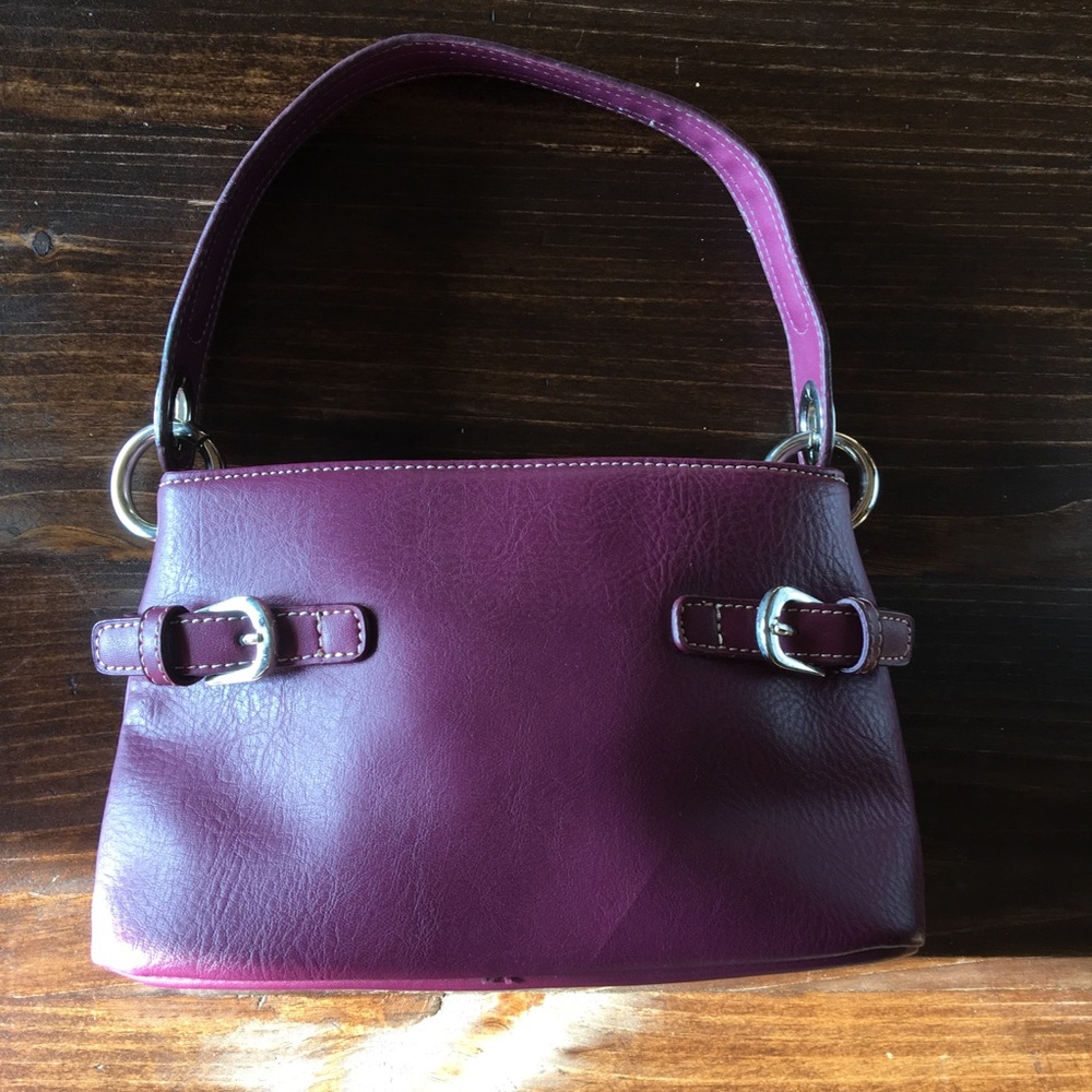 **Sold**Tommy Hilfiger Candy Purple Leather Purse