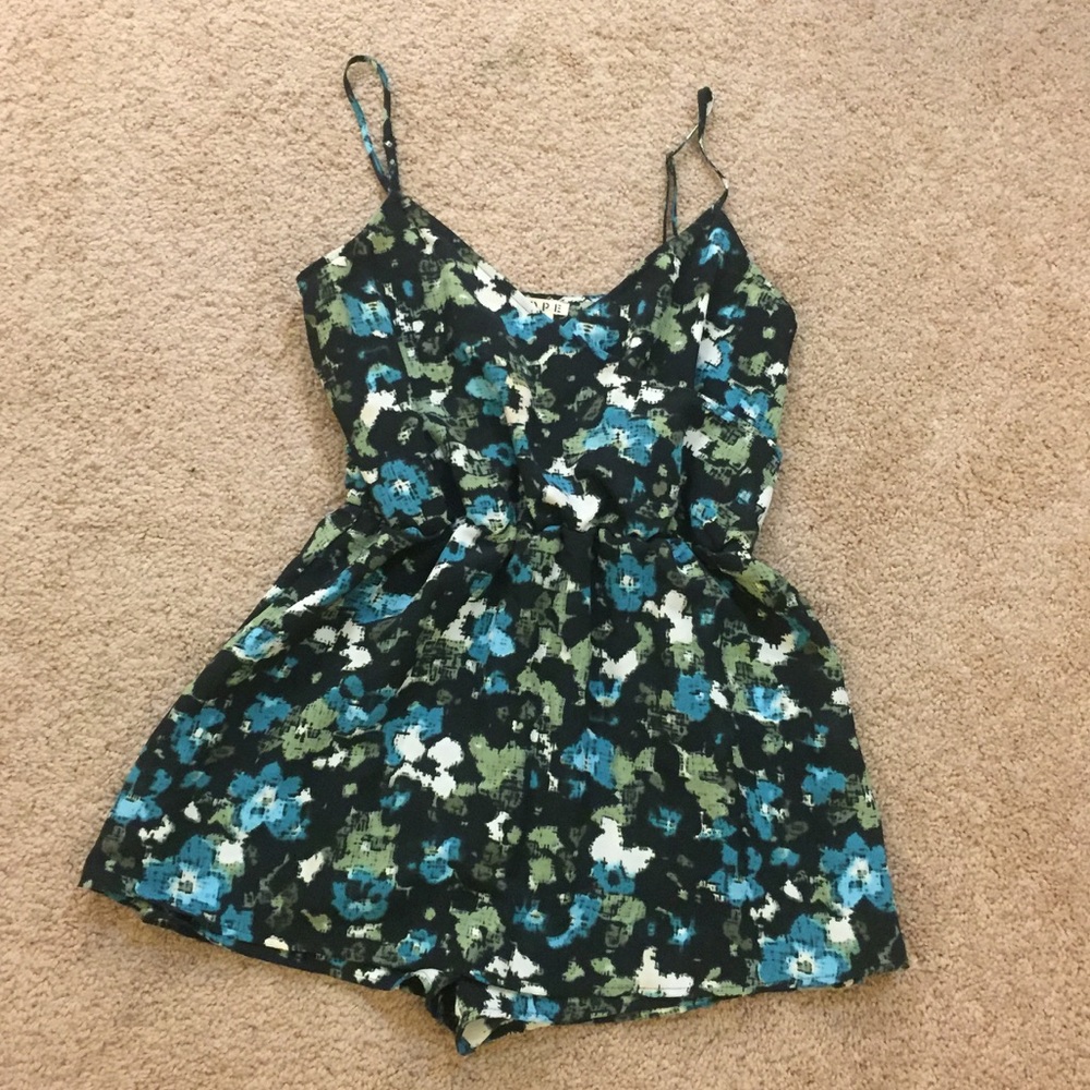 Women's floral romper