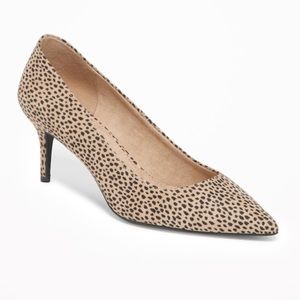 Cheetah print pumps