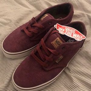 Burgundy Vans
