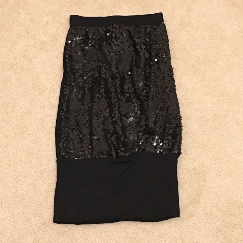 D.E.P.T sequined black dress