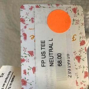 Free People Oversized striped long sleeve Tee