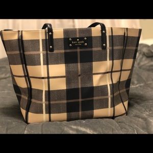 Kate Spade Ellison Avenue Sidney Plaid Tote