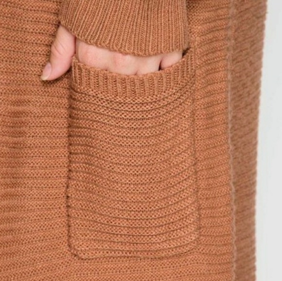 🌟New Arrival Plus Size Ribbed Duster Sweater🌟 - Picture 2 of 7