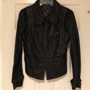 Black Leather Lira Jacket