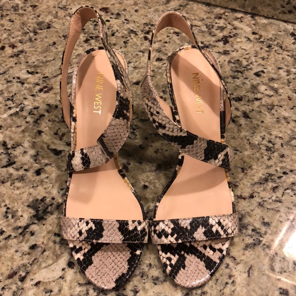 Nine West Snakeskin Heels