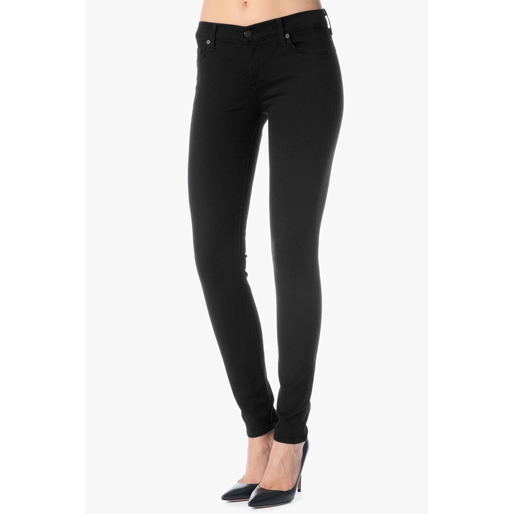 7 for all mankind the skinny in black
