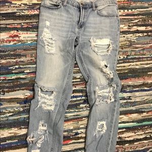 BDG Ripped Slim Boyfriend Jeans
