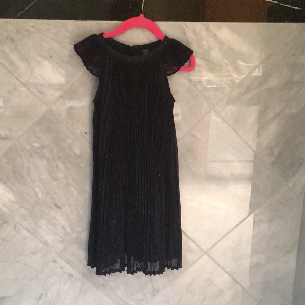 Girl’s navy sparkly dress