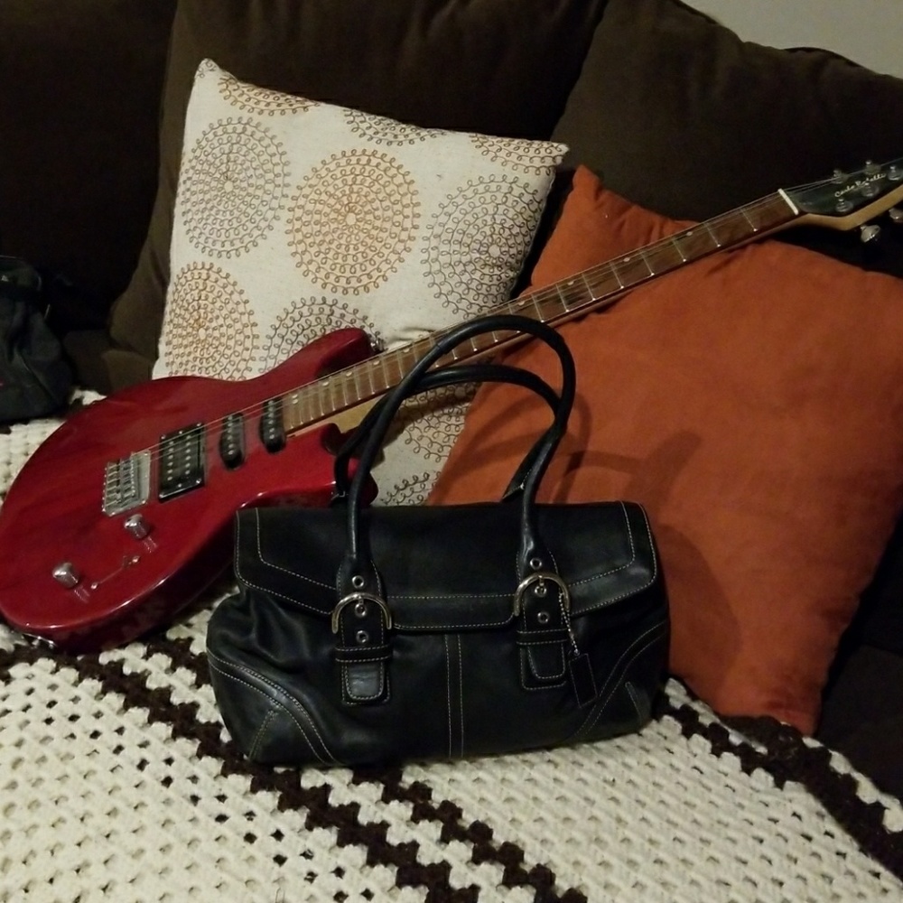 Coach leather satchel