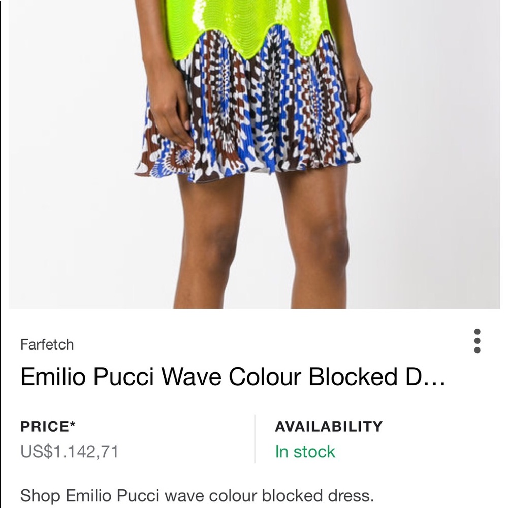 Emilio Pucci New with tags Sequin Dress