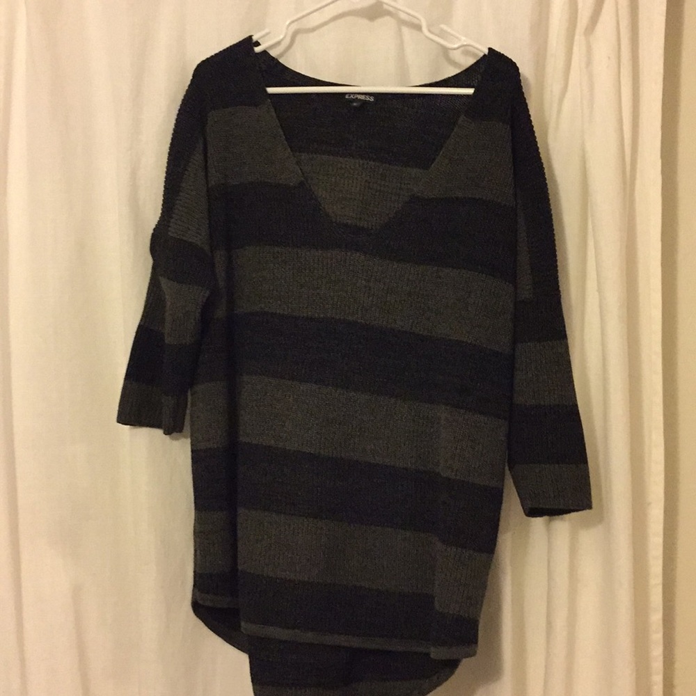 Express oversized stripe sweater