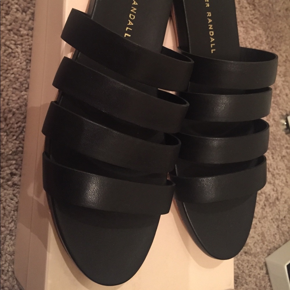 Brand New in Box Loeffler Randall Leather Sandals