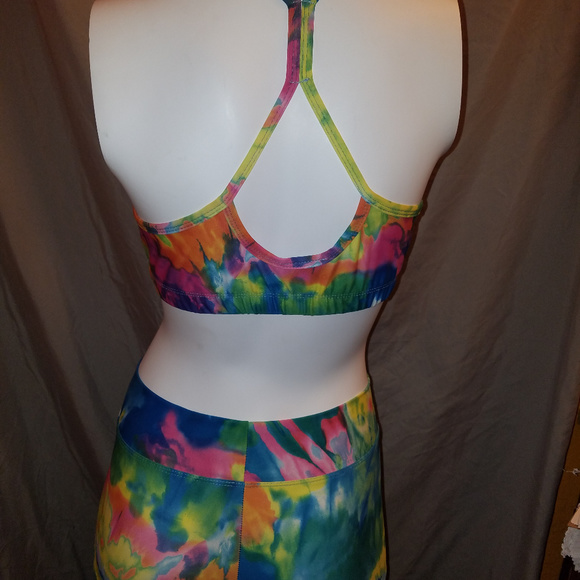 Trendy Trends Rainbow Tie Dye Crop Top NWOT - Picture 4 of 7