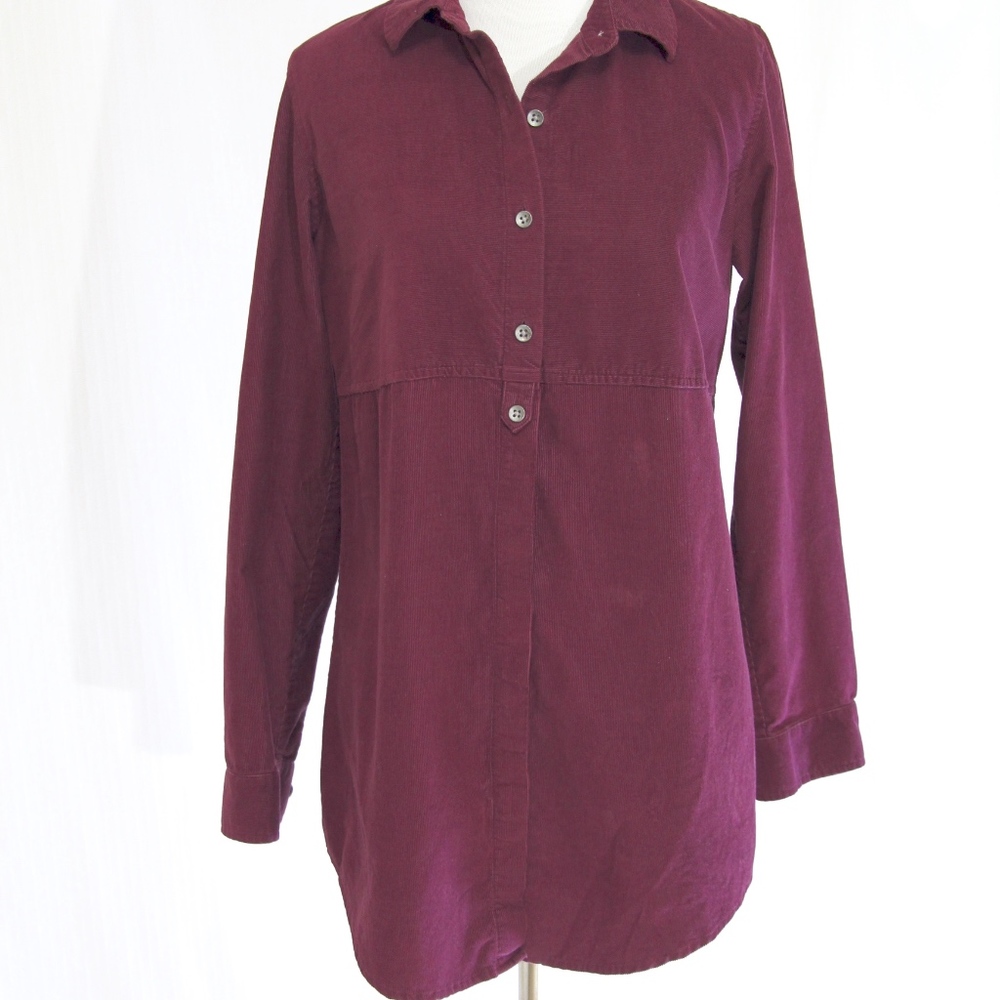 J.Jill Soft Corduroy Button Down