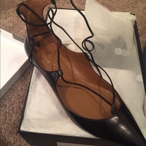 Brand New in Box Christy Leather Aquazurra Flats