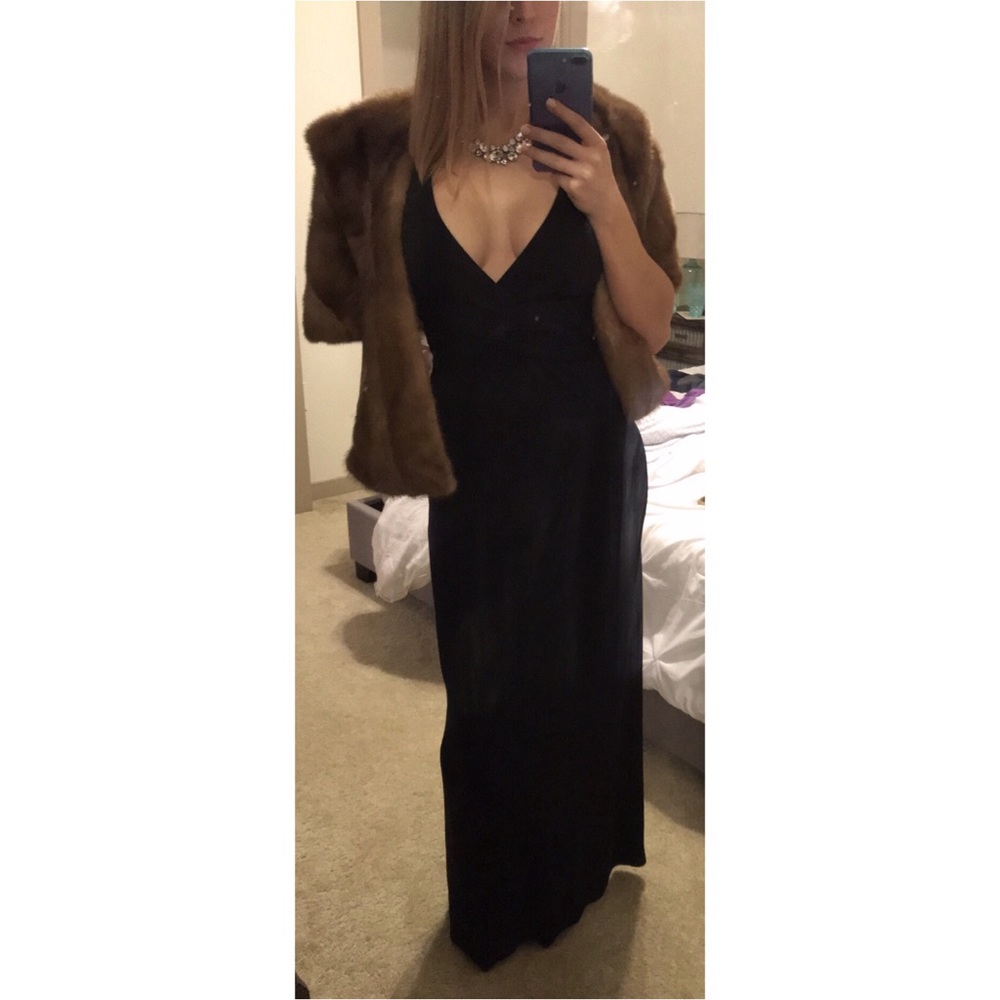 BCBG MAXAZRIA Black Ball Gown