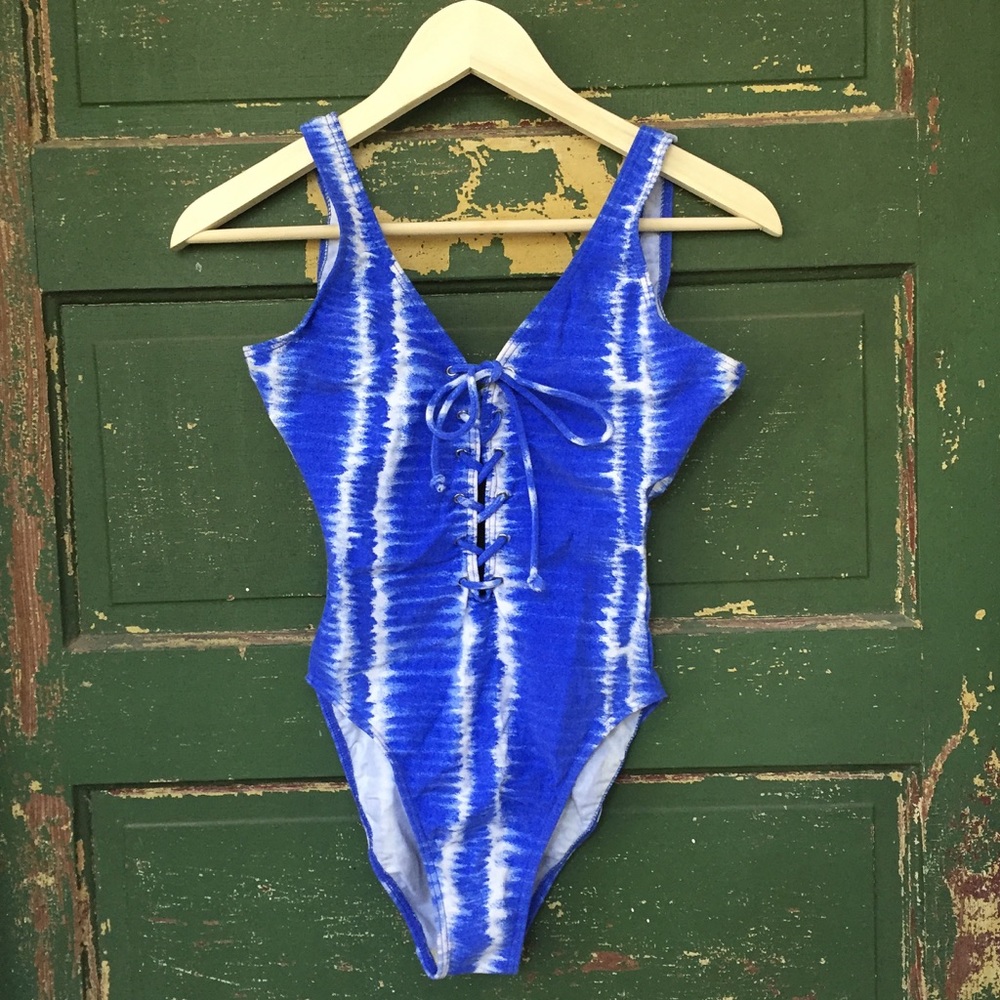 Vintage tie dye swimsuit