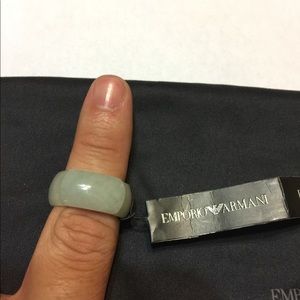 Emporio Armani Jade ring ***price drop***