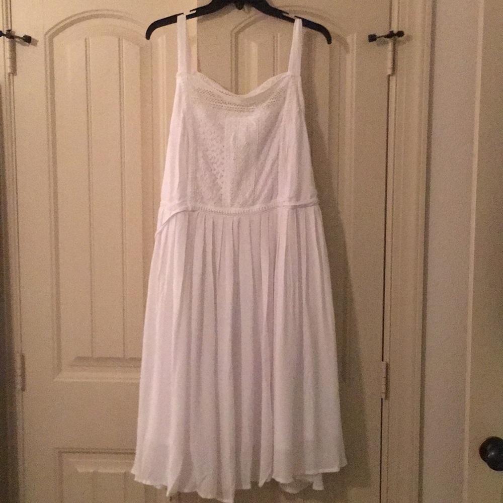 White Boho dress