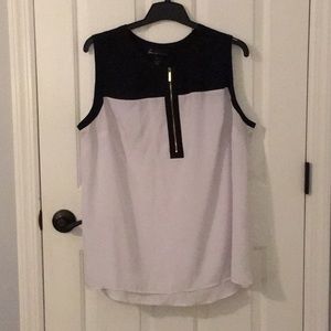 Black / white top