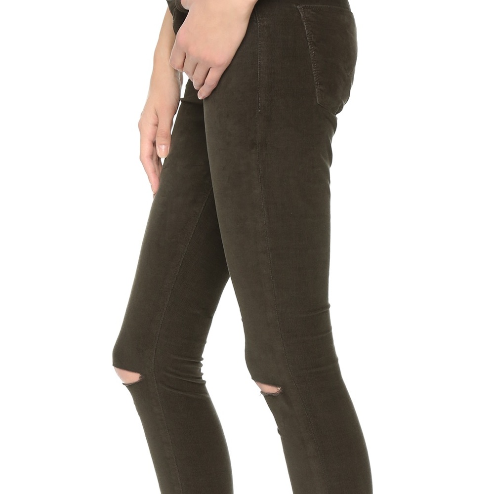 Hudson Nico Midrise Super Skinny Cords