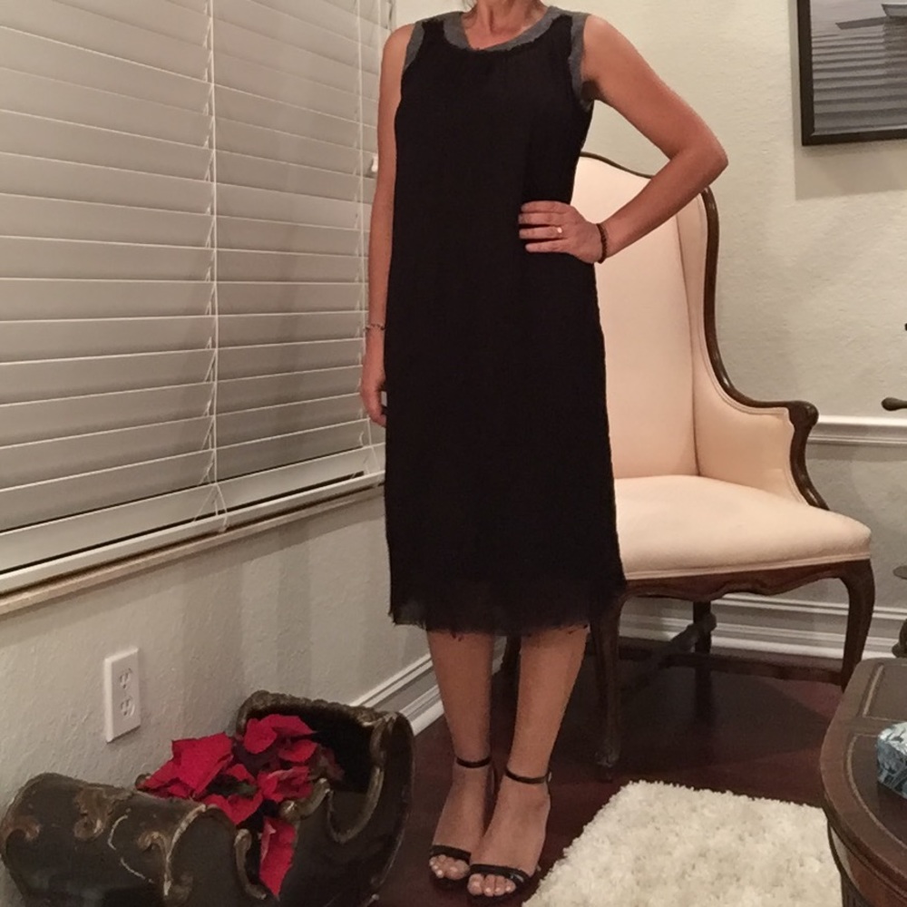 Elegant silk dress.