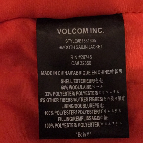 Gorgeous volcom peacoat - Picture 3 of 6