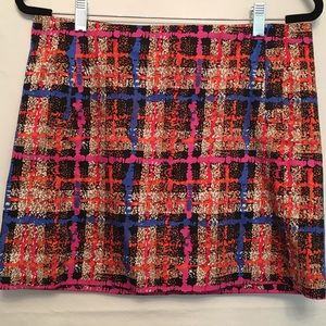 J. Crew Cotton Sateen Stretch Mini Skirt