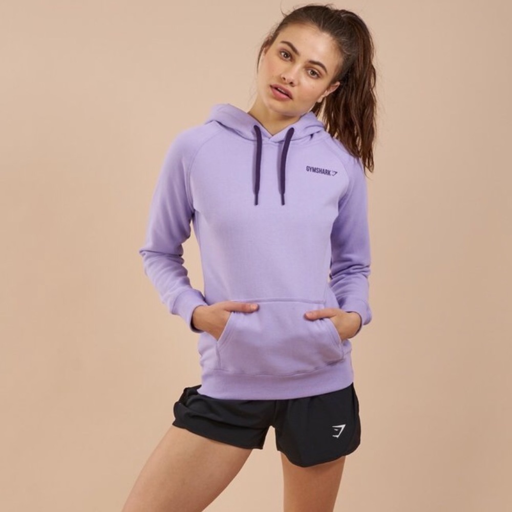 gymshark crest pullover hoodie