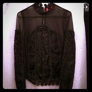 Akira Chicago Red Label Blouse