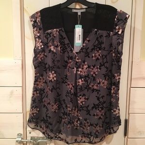 Velvet Burnout Blouse