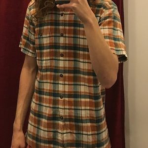 Patagonia Flannel Button Down 100% organic Cotton