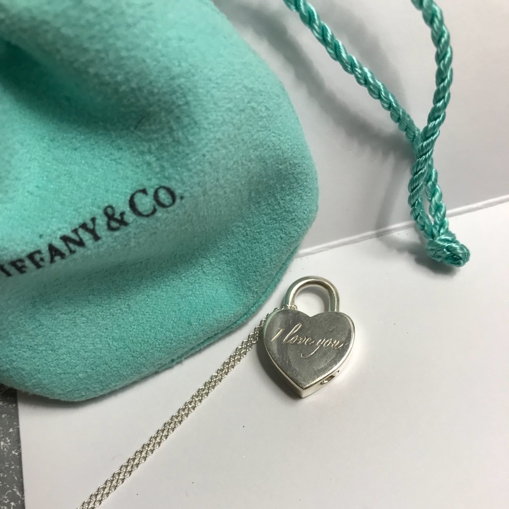 Authentic Tiffany & Co. “I Love You” necklace