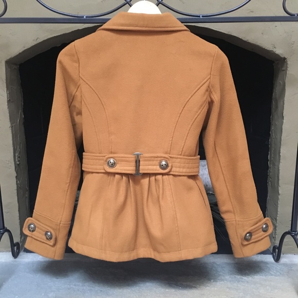 Burnt Yellow Peacoat - Picture 2 of 4