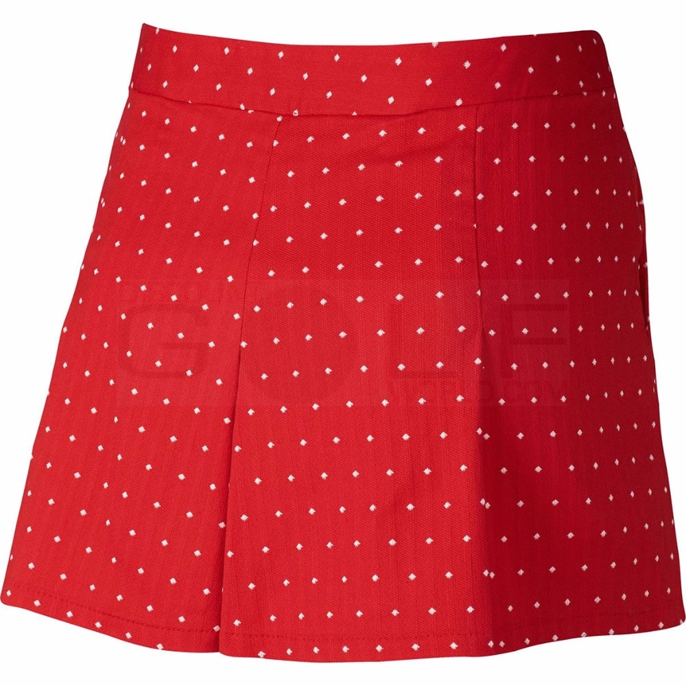 Nike Golf Short Skirt Skort Women's Red Polka Dots