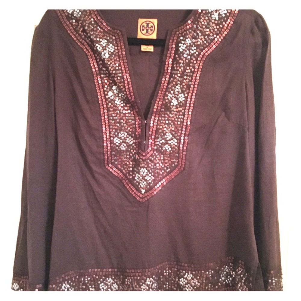 Tory Burch sequins tunic shirt