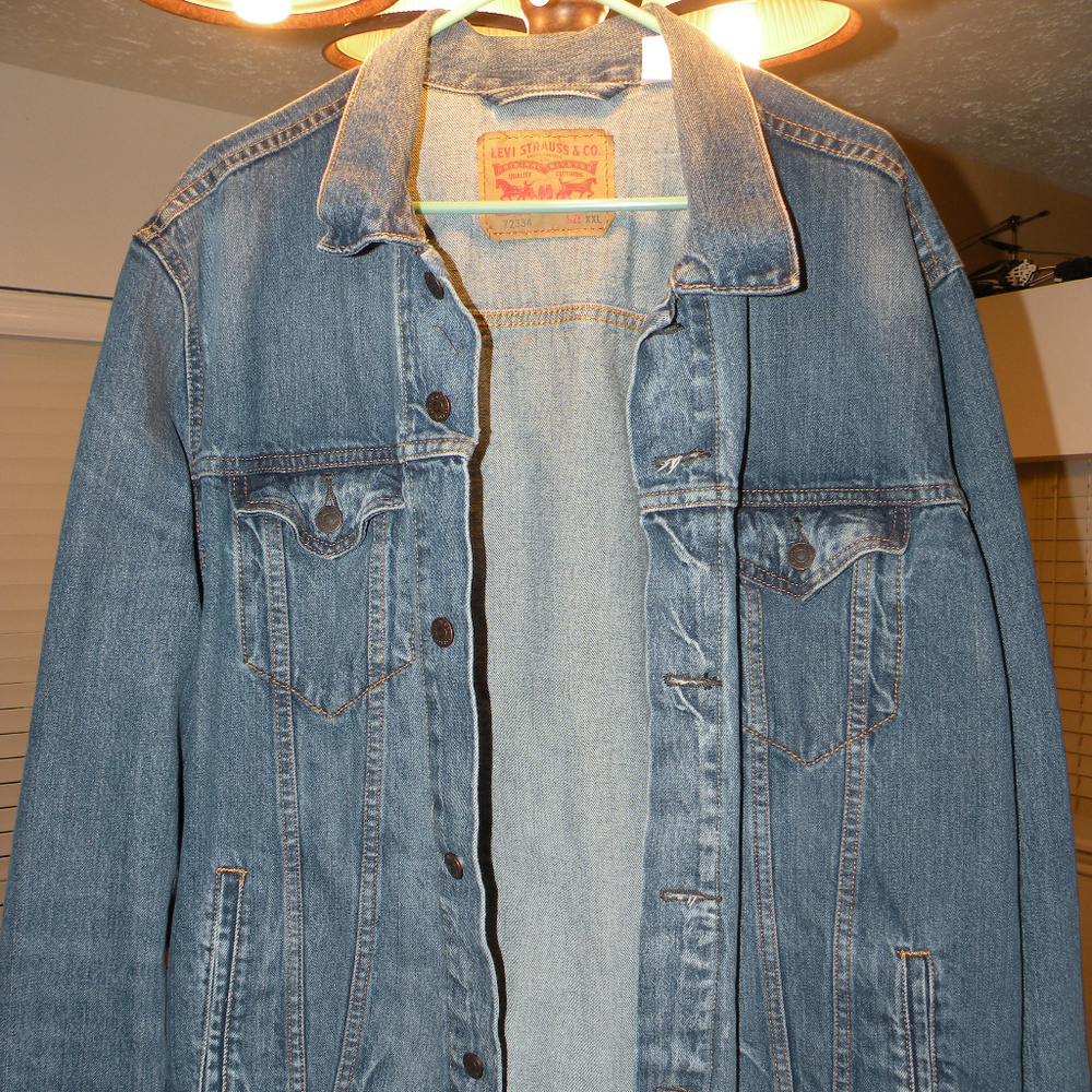 Levis mens Jacket size XXL Denim Jay leno style