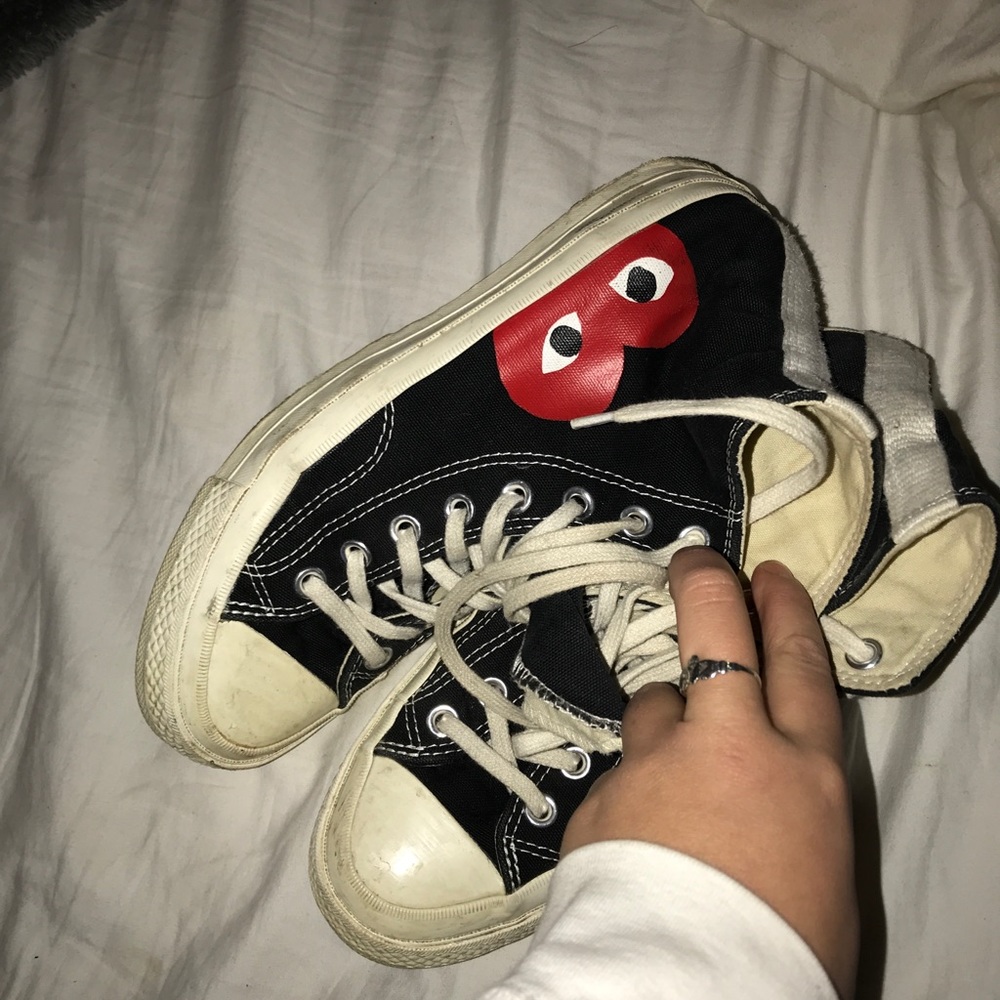 Comme Des Garçons PLAY Black High Top